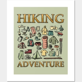 Hiking Adventure Posters and Art